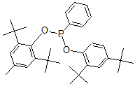 CAS#: 72102-70-6, (2,6-Ditert-Butyl-4-Methylphenoxy)-(2,4-Ditert-Butylphenoxy)-Phenylphosphane