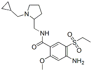 CAS#: 72135-20-7, 4-Amino-N-[[1-(Cyclopropylmethyl)Pyrrolidin-2-Yl]Methyl]-5-Ethylsulfonyl-2-Methoxybenzamide