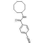 CAS#: 721405-90-9, 4-Cyano-N-cyclooctylbenzamide