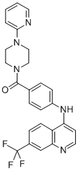 CAS#: 72141-45-8, (4-Pyridin-2-Ylpiperazin-1-Yl)-[4-[[7-(Trifluoromethyl)Quinolin-4-Yl]Amino]Phenyl]Methanone