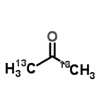 CAS#: 7217-25-6, 2-(1,3-<sup>13</sup>C<sub>2</sub>)Propanone