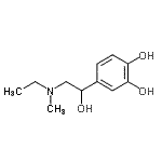 CAS#: 721917-87-9, 4-{2-[Ethyl(methyl)amino]-1-hydroxyethyl}-1,2-benzenediol
