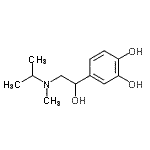CAS#: 721917-88-0, 4-{1-Hydroxy-2-[isopropyl(methyl)amino]ethyl}-1,2-benzenediol