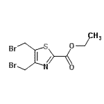 CAS#: 721928-15-0, Ethyl 4,5-bis(bromomethyl)-1,3-thiazole-2-carboxylate
