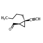CAS#: 72206-28-1, (1R,2S)-2-Butyl-2-ethynylcyclopropanecarbaldehyde