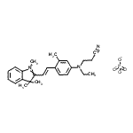 CAS#: 72208-20-9, 3-[ethyl-[3-methyl-4-[(E)-2-(1,3,3-trimethylindol-1-ium-2-yl)vinyl]phenyl]amino]propanenitrile phosphate