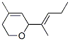 CAS#: 72230-91-2, 3,6-Dihydro-4-Methyl-6-(1-Methyl-1-Butenyl)-2H-Pyran