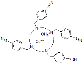 CAS#: 7224-84-2, Cupric oxonium 4-[[4,8,11-tris(4-cyanobenzyl)-1,4,8,11-tetrazacyclotetradec-1-yl]methyl]benzonitrile