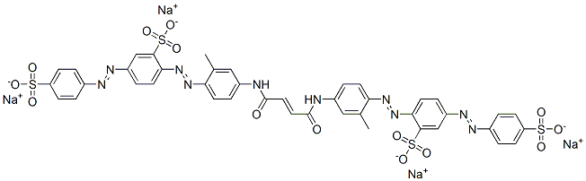 CAS#: 72252-60-9, Tetrasodium 2,2'-[(1,4-Dioxo-2-Butene-1,4-Diyl)Bis[Imino(2-Methyl-4,1-Phenylene)Azo]]Bis[5-[(4-Sulphonatophenyl)Azo]Benzenesulphonate]