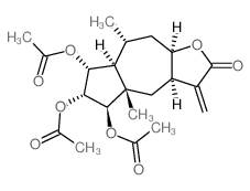 CAS#: 72264-72-3, (3aR)-5beta,6alpha,7alpha-Tris(Acetyloxy)-3aalpha,4,4a,5,6,7,7aalpha,8,9,9aalpha-Decahydro-4abeta,8alpha-Dimethyl-3-Methyleneazuleno[6,5-b]Furan-2(3H)-One