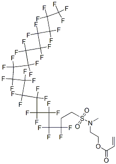 CAS#: 72276-08-5, 2-[Methyl[(3,3,4,4,5,5,6,6,7,7,8,8,9,9,10,10,11,11,12,12,13,13,14,14,15,15,16,16,17,17,18,18,18-Tritriacontafluorooctadecyl)Sulphonyl]Amino]Ethyl Acrylate