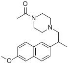 CAS#: 72278-79-6, 1-[4-[2-(6-Methoxynaphthalen-2-Yl)Propyl]Piperazin-1-Yl]Ethanone