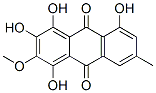 CAS 登录号:7229-69-8, 1,3,4,5-四羟基-2-甲氧基-7-甲基-9,10-蒽二酮