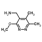 CAS#: 723232-89-1, 1-(3-Methoxy-5,6-dimethyl-4-pyridazinyl)methanamine