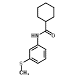 CAS 登录号：723263-71-6， N-[3-(甲硫基)苯基]环己烷甲酰胺