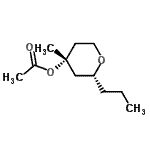 CAS#: 723340-93-0, (2R,4R)-4-Methyl-2-propyltetrahydro-2H-pyran-4-yl acetate