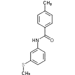 CAS#: 723756-26-1, 4-Methyl-N-[3-(methylsulfanyl)phenyl]benzamide