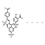 CAS#: 72379-53-4, Tetrasodium 5-({7-[(4-carboxylatophenyl)diazenyl]-8-hydroxy-3,6-disulfonato-1-naphthyl}sulfamoyl)-2-hydroxybenzoate