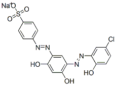 CAS#: 72379-57-8, Sodium 4-[(2Z)-2-[3-[(2Z)-2-(3-Chloro-6-Oxo-1-Cyclohexa-2,4-Dienylidene)Hydrazinyl]-4-Hydroxy-6-Oxo-1-Cyclohexa-2,4-Dienylidene]Hydrazinyl]Benzenesulfonate