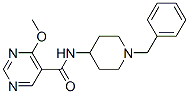 CAS#: 72412-47-6, 4-Methoxy-N-[1-(Phenylmethyl)Piperidin-4-Yl]Pyrimidine-5-Carboxamide