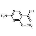 CAS 登录号：72418-38-3， 2-氨基-4-甲氧基-5-嘧啶羧酸