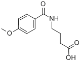 CAS#: 72432-14-5, 4-[(4-Methoxybenzoyl)Amino]Butanoic Acid