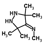 CAS#: 72443-16-4, N,3,3,5,5-Pentamethyl-4-pyrazolidinimine