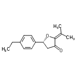 CAS 登录号：724477-84-3， (5R)-5-(4-乙基苯基)-2-异亚丙基二氢-3(2H)-呋喃酮