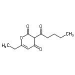 CAS#: 725266-67-1, 6-Ethyl-3-pentanoyl-2H-pyran-2,4(3H)-dione