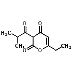 CAS#: 725266-70-6, 6-Ethyl-3-isobutyryl-2H-pyran-2,4(3H)-dione