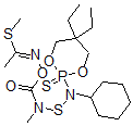CAS#: 72542-60-0, N-((((Cyclohexyl(5,5-diethyl-1,3,2-dioxaphosphorinan-2-yl)amino)thio)methylamino)carbonyl)-Ethanimidothioic acid methyl ester P-sulfide