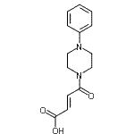 CAS 登录号：72547-39-8， (2E)-4-氧代-4-(4-苯基-1-哌嗪基)-2-丁烯酸