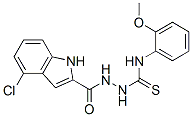 CAS#: 72548-95-9, 3-[(4-Chloro1h-Indole-2-Carbonyl)Amino]-1-(2-Methoxyphenyl)Thiourea