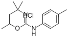 CAS 登录号:72549-85-0, 4,4,6-三甲基-N-(4-甲基苯基)-5,6-二氢-1,3-恶嗪-2-胺盐酸盐