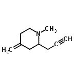 CAS#: 725718-58-1, 1-Methyl-4-methylene-2-(2-propyn-1-yl)piperidine