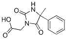 CAS 登录号：726-88-5， (4-甲基-2,5-二氧代-4-苯基咪唑烷-1-基)乙酸