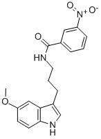 CAS#: 72612-11-4, N-[3-(5-Methoxy-1H-Indol-3-Yl)Propyl]-3-Nitrobenzamide
