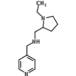 CAS#: 726162-94-3, 1-(1-Ethyl-2-pyrrolidinyl)-N-(4-pyridinylmethyl)methanamine