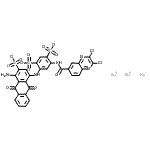 CAS 登录号：72639-34-0， 三钠4-[(4-氨基-9,10-二氧代-3-磺酸-9,10-二氢-1-蒽基)氨基]-6-{[(2,3-二氯-6-喹喔啉基)羰基]氨基}-1,3-苯二磺酸酯