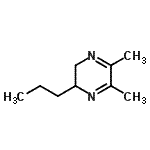 CAS#: 72671-98-8, 5,6-Dimethyl-2-propyl-2,3-dihydropyrazine