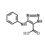 CAS#: 72693-60-8, 4-Anilino-1H-1,2,3-triazole-5-carboxylic acid