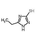 CAS#: 7271-45-6, 5-Ethyl-1H-1,2,4-triazole-3-thiol