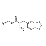 CAS#: 72716-70-2, Ethyl 3-(1,3-benzodioxol-5-yl)-2-formylpropanoate