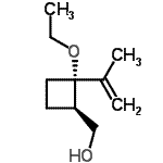 CAS 登录号：727429-08-5， [(1R,2S)-2-乙氧基-2-异丙烯基环丁基]甲醇