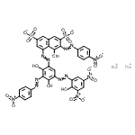 CAS#: 72749-86-1, Disodium 5-({2,4-dihydroxy-5-[(2-hydroxy-3,5-dinitrophenyl)diazenyl]-3-[(4-nitrophenyl)diazenyl]phenyl}diazenyl)-4-hydroxy-3-[(4-nitrophenyl)diazenyl]-2,7-naphthalenedisulfonate