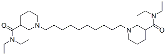 CAS 登录号:7276-37-1, 1,10-二(3-(N,N-二乙基氨基甲酰)哌啶)癸烷