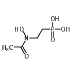 CAS 登录号：727643-66-5， {2-[乙酰基(羟基)氨基]乙基}膦酸
