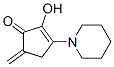 CAS 登录号：72765-50-5， 2-羟基-5-亚甲基-3-(1-哌啶基)-2-环戊烯-1-酮