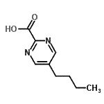 CAS 登录号：72790-09-1， 5-丁基-2-嘧啶羧酸