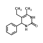 CAS 登录号：728004-10-2， 5-乙基-6-甲基-4-苯基-3,4-二氢-2(1H)-嘧啶酮